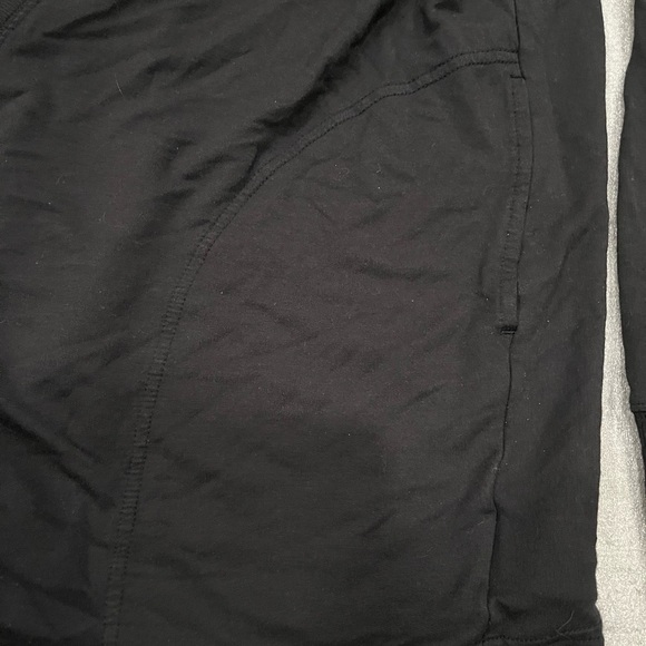[S]Athleta Black Pranayama Restore Wrap Open Front Cardigan - Picture 4 of 8